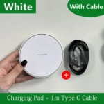 Wireless Charger Mobile Phone Chargers Pad Stand For iPhone 16 15 14 13 12 11 Pro Max Samsung Xiaomi Fast Charging Dock Station - Image 15