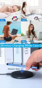 Wireless Charger Mobile Phone Chargers Pad Stand For iPhone 16 15 14 13 12 11 Pro Max Samsung Xiaomi Fast Charging Dock Station - Image 20