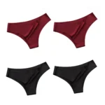 4PCS/Set Seamless Brazilian Panties Women's Sexy Lingerie Cool Ice Silk Low Waist Briefs Soft Solid Ultra-thin Bikini Underwear - Image 7