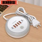 50W Power Strip Multi Port USB C Socket Type C Fast Charging Wall Charger USB Adapter For iPhone12 13 Quick Mobile Phone Charger