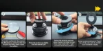 Magnetic Suction Cup Phone Mount for Magsafe 360° Adjustable Magnetic Car Phone Holder Pocket Size Foldable Car Mount - Image 16